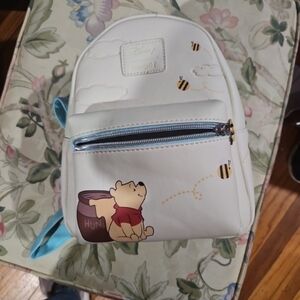 Loungefly Disney Winnie The Pooh Bumble Bee Character Clouds Mini Backpack Ivory